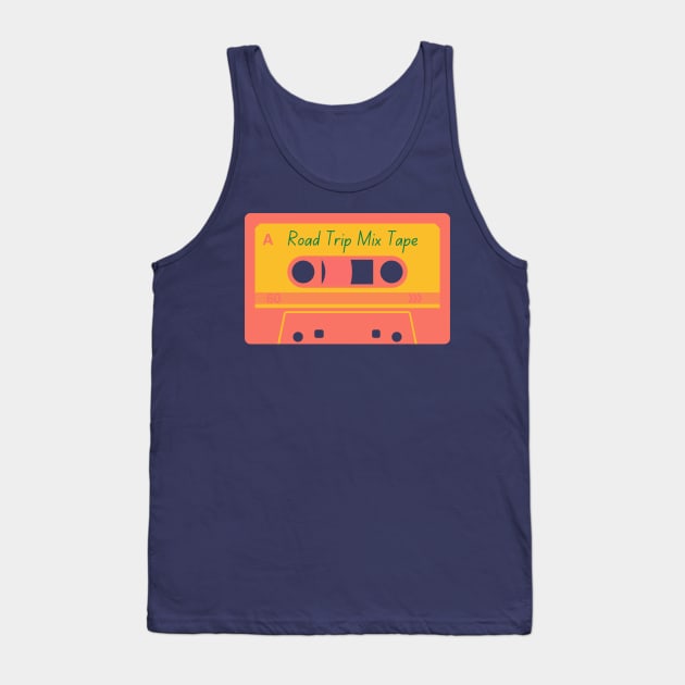 Road Trip Mix Tape Tank Top by Life Happens Tee Shop